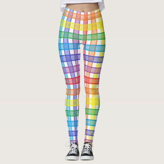 Regenboogstang Leggings (Voorkant)