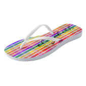 Regenboogstang Teenslippers (Schuin)