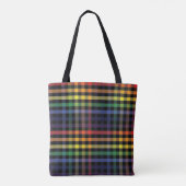 Regenboogstang Tote Bag (Achterkant)