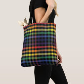 Regenboogstang Tote Bag (Dichtbij)