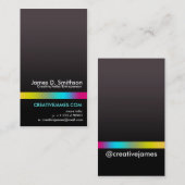 Regenboogstang Visitekaartje (Voorkant / Achterkant)