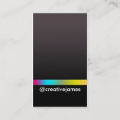 Regenboogstang Visitekaartje (Achterkant)