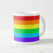 Regenboogstapes 1 Jumbo-Mok Grote Koffiekop (Voorkant rechts)