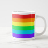 Regenboogstapes 1 Jumbo-Mok Grote Koffiekop (Rechts)