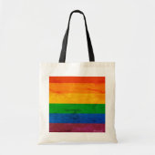 Regenboogstapes van 1970 tote bag (Voorkant)