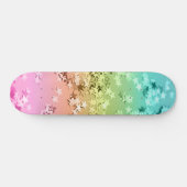 Regenboogstaren Glitter #1 #sjiny Persoonlijk Skateboard (Horizontaal)