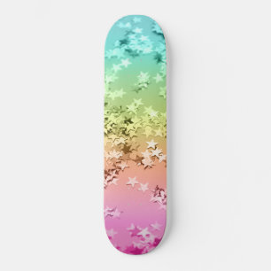 Regenboogstaren Glitter #1 #sjiny Persoonlijk Skateboard