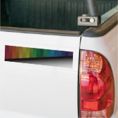 Regenboogstaven Bumpersticker (Op Truck)