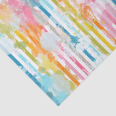 Regenboogstaven en Spletters van verf Tissuepapier (Detail)