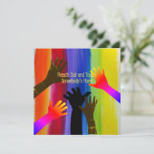 Regenboogstaven (handen) (Staand voorkant)