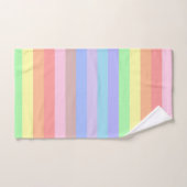 Regenboogstaven voor pastel bad handdoek (Handdoek)