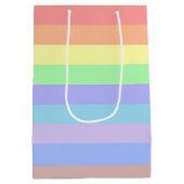 Regenboogstaven voor pastel medium cadeauzakje (Achterkant)