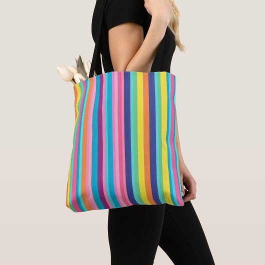 Regenboogstaven voor pastel tote bag (Dichtbij)