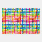 Regenboogstaven voor Waterverf Inpakpapier Vel (Voorkant 2)