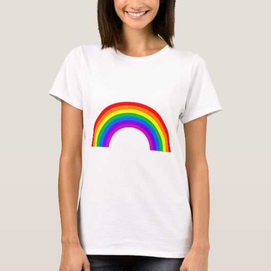 Regenboogsteegje T-shirt (Voorkant)
