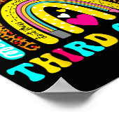 Regenboogsteen de testdag derde klas testdag poster (Hoek)