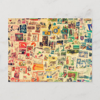 Regenboogstempels Briefkaart