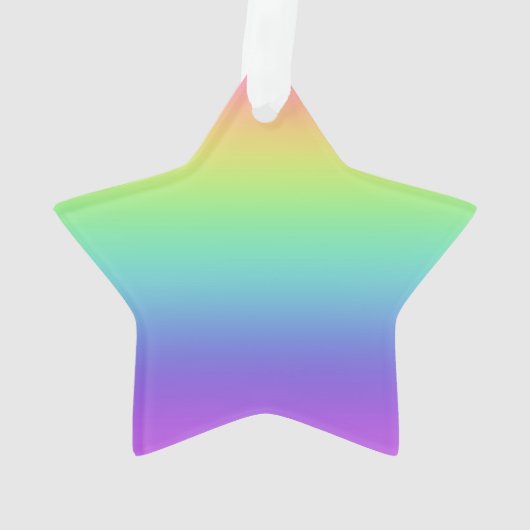 Regenboogster kerstversiering ornament (achterkant)