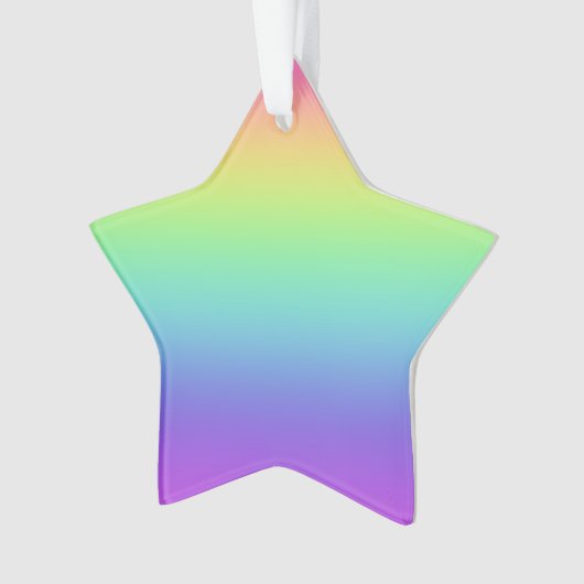 Regenboogster kerstversiering ornament (voorkant)