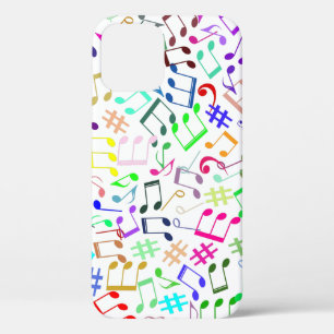 regenboogster muzieknoten rockstar Case-Mate iPhone case