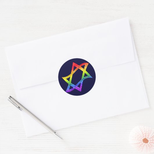 Regenboogster van David Stickers (Envelop)