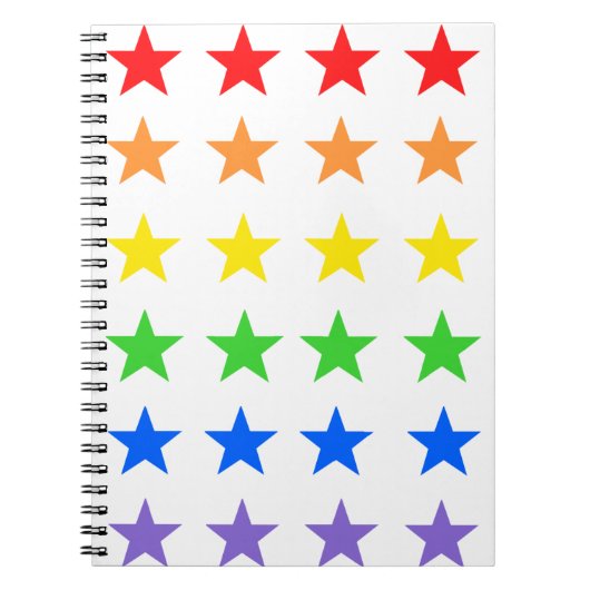 Regenboogsterhemel Notitieboek (Voorkant)