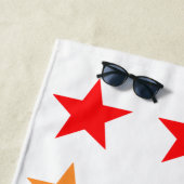 Regenboogsterhemel Strandlaken (In situ)