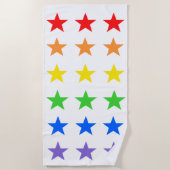 Regenboogsterhemel Strandlaken (Voorkant)