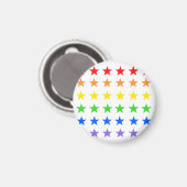 Regenboogsterren Magneet (Voorkant / Achterkant)