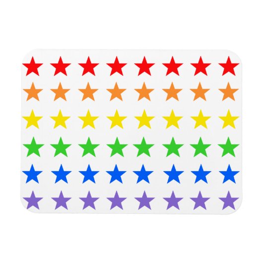 Regenboogsterren Magneet (Horizontaal)