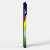 Regenboogsterren op aangepaste naam marine Case-Mate iPhone case (Achterkant / Rechts)