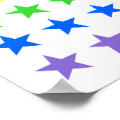 Regenboogsterren Poster (Hoek)