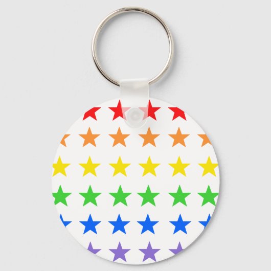 Regenboogsterren Sleutelhanger (Voorkant)