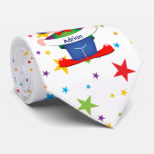 regenboogsterren stropdas (Opgerold)