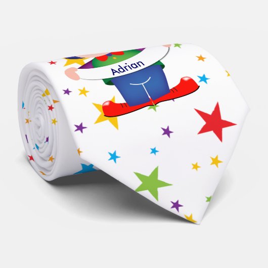 regenboogsterren stropdas (Opgerold)