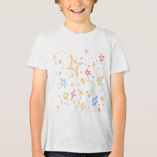 Regenboogsterren Tri-Blend Shirt