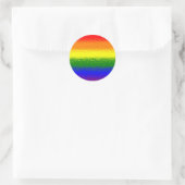 Regenboogsticker Ronde Sticker (Tas)