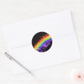 Regenboogsticker Ronde Sticker (Envelop)