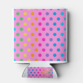 regenboogstippen blikjeskoeler (Achterkant)