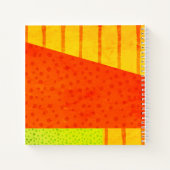 RegenboogStippen en -lijnen Notitieboek (Achterkant)