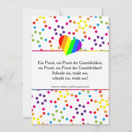 RegenboogStippen Kaart (Voorkant)