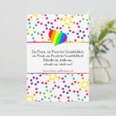 RegenboogStippen Kaart (Staand voorkant)