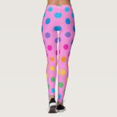 regenboogstippen leggings (Achterkant)