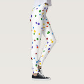 RegenboogStippen Meerkleurige Poolse Confetti Leggings (Rechts)