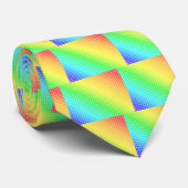 RegenboogStippen Stropdas (Opgerold)