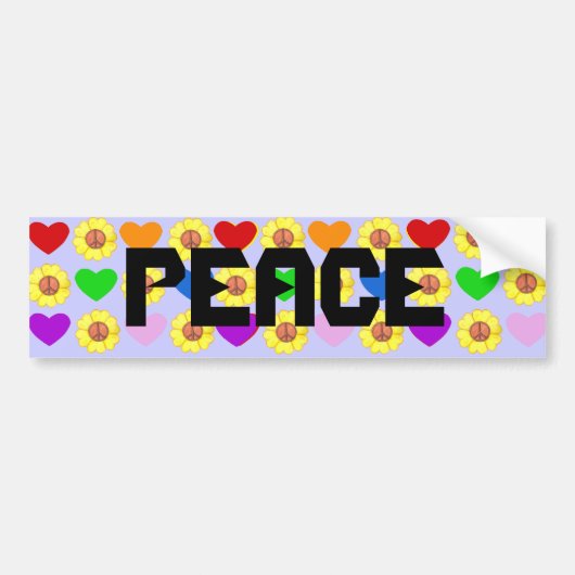 Regenboogstommelaar Bumpersticker (Voorkant)