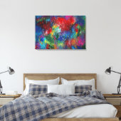 regenboogstoten canvas afdruk (Insitu (Slaapkamer))