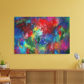 regenboogstoten canvas afdruk (Insitu (Woonkamer))