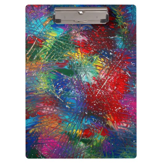 regenboogstoten klembord (Voorkant)