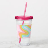 Regenboogstraal Acryl Drinkbeker (Achterkant)